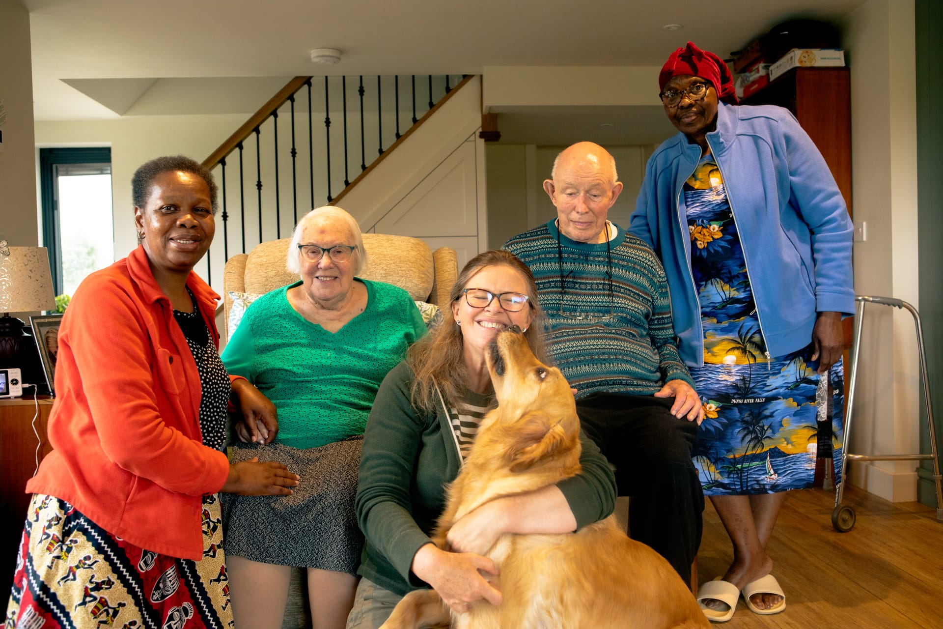Nutshell carers and residents together at home